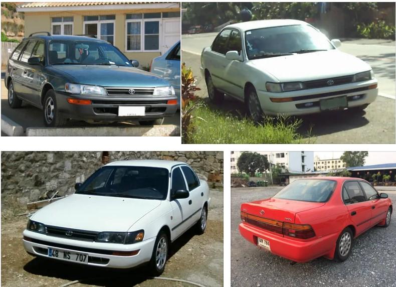 Toyota Corolla 1.6 GLi 2. el fiyatları